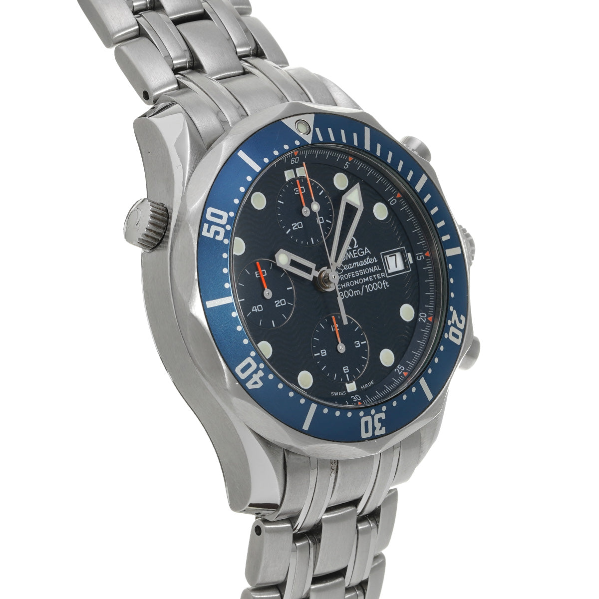 Seamaster Professional 300 Chronograph 2599.80 Blue OMEGA Men's [Pre-Owned].