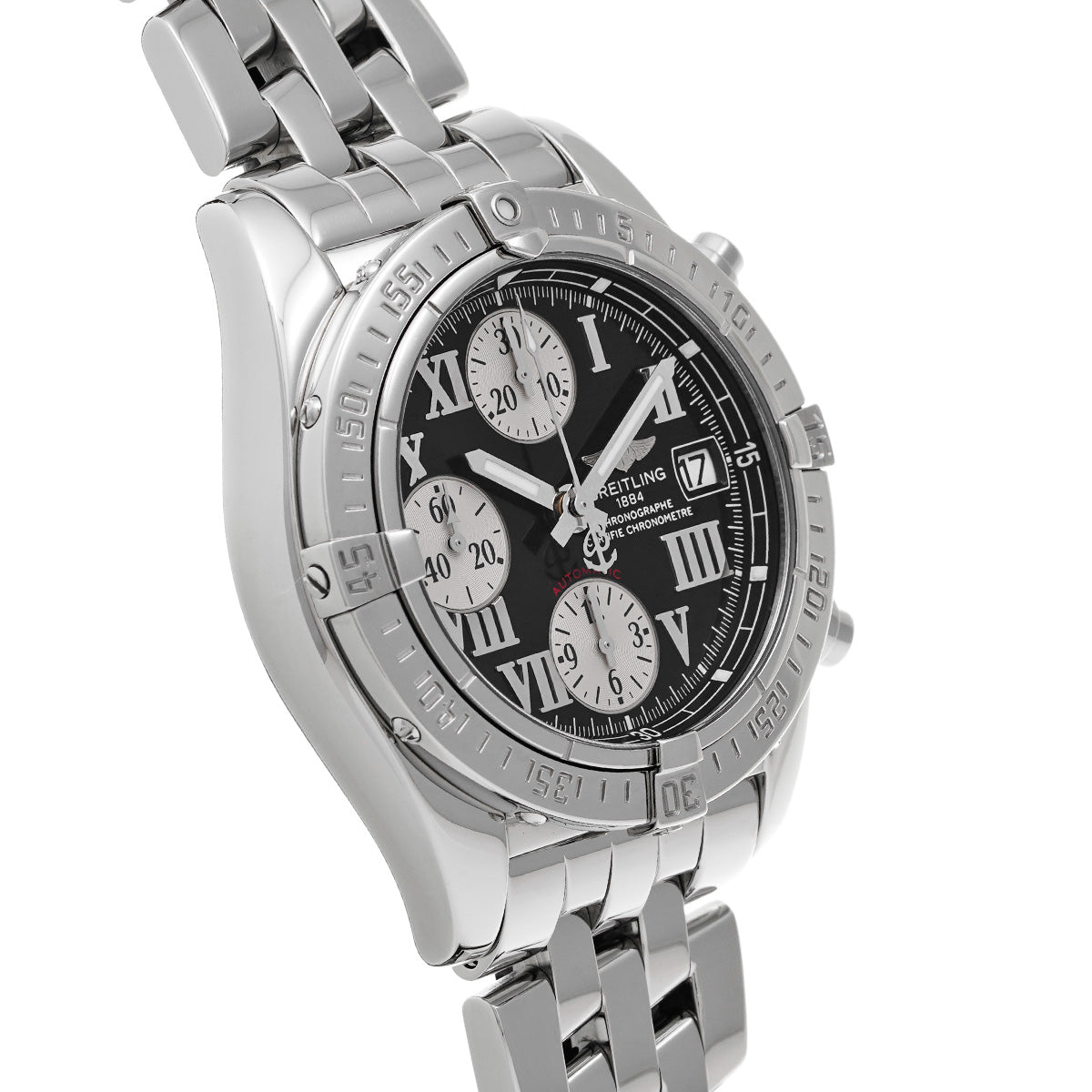 Chrono Cockpit A152B86PA Black/Silver BREITLING Men's [Pre-Owned].