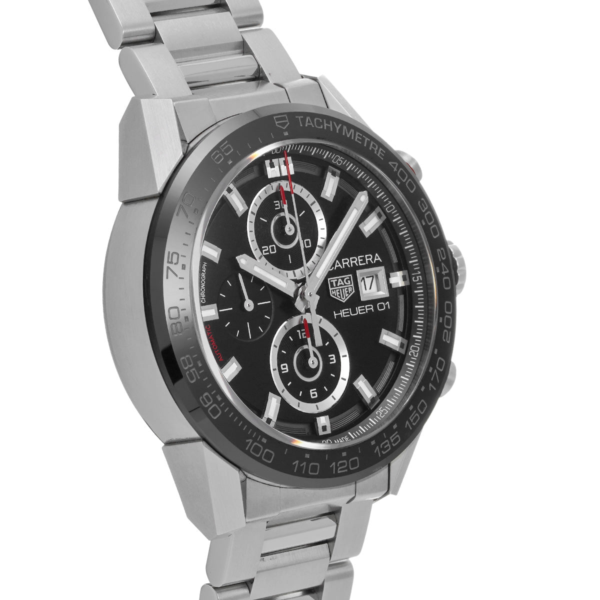 CARRERA Calibre Heuer 01 CAR201Z.BA0714 Black TAG HEUER Men's [Pre-Owned].