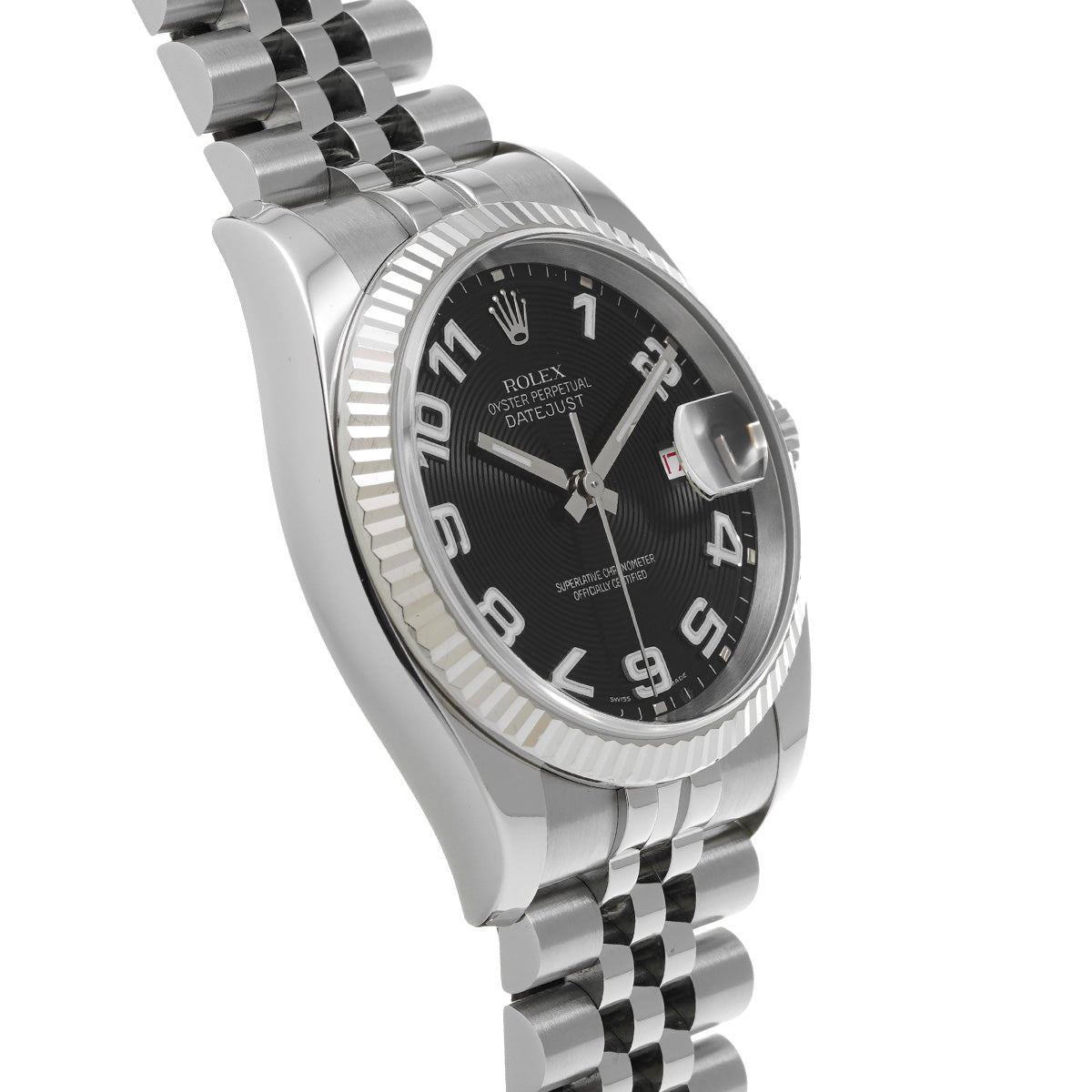 DATE JUST 116234 D (made around 2005) Black ROLEX Men's [Pre-Owned].