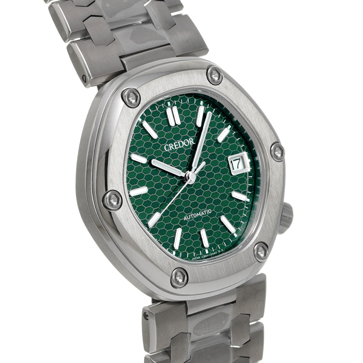 Credor Locomotive GCCR997 Green SEIKO Men's [Pre-owned].