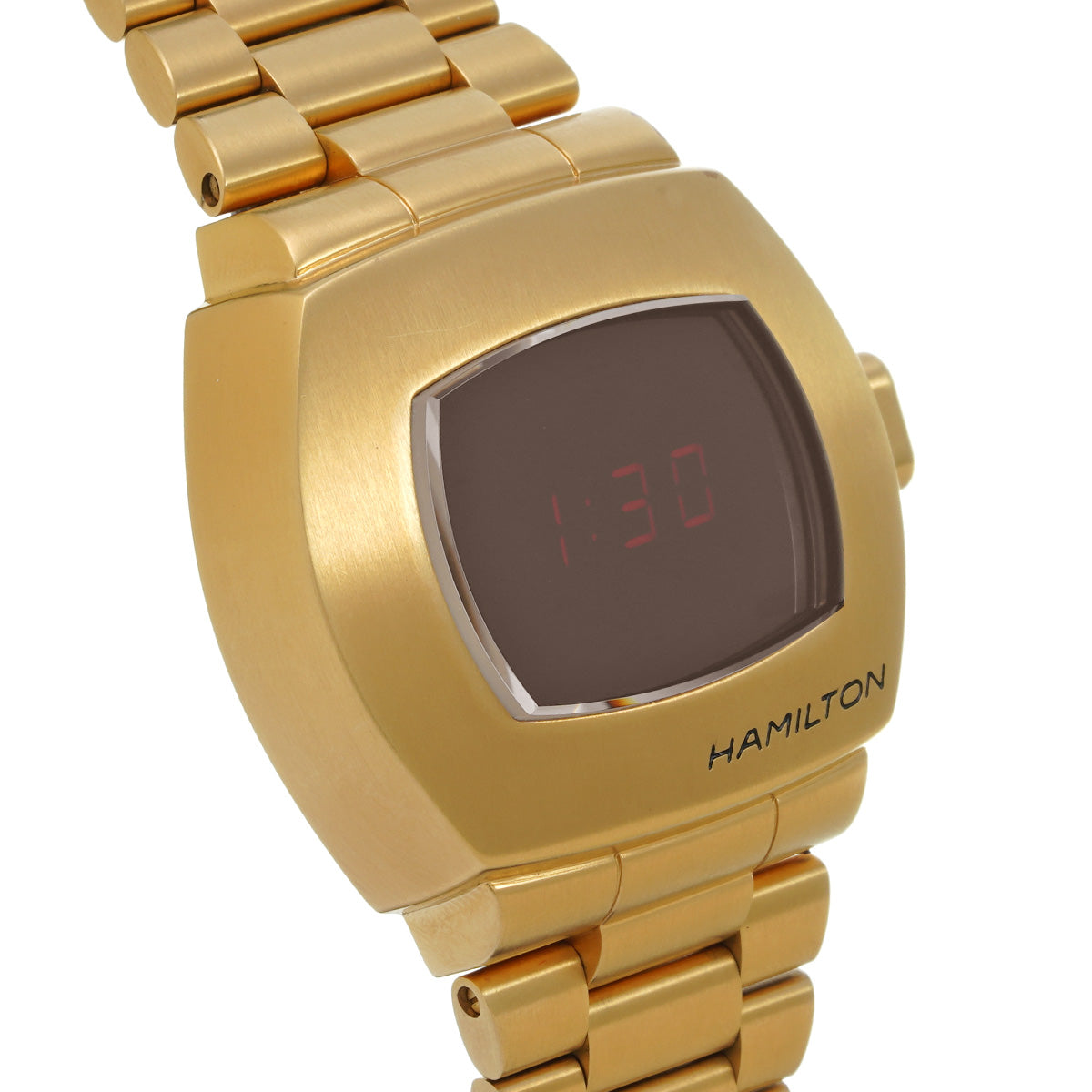 American Classic PSR Digital Quartz H52424130 Red HAMILTON Men's [Pre-Owned].