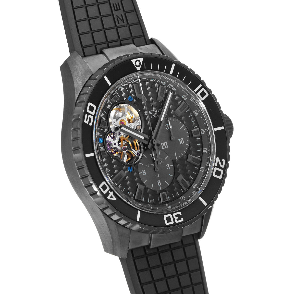 El Primero Stratos Stratos Spindrift 75.2060.4061/21.R573 Black ZENITH Men's [pre-owned]