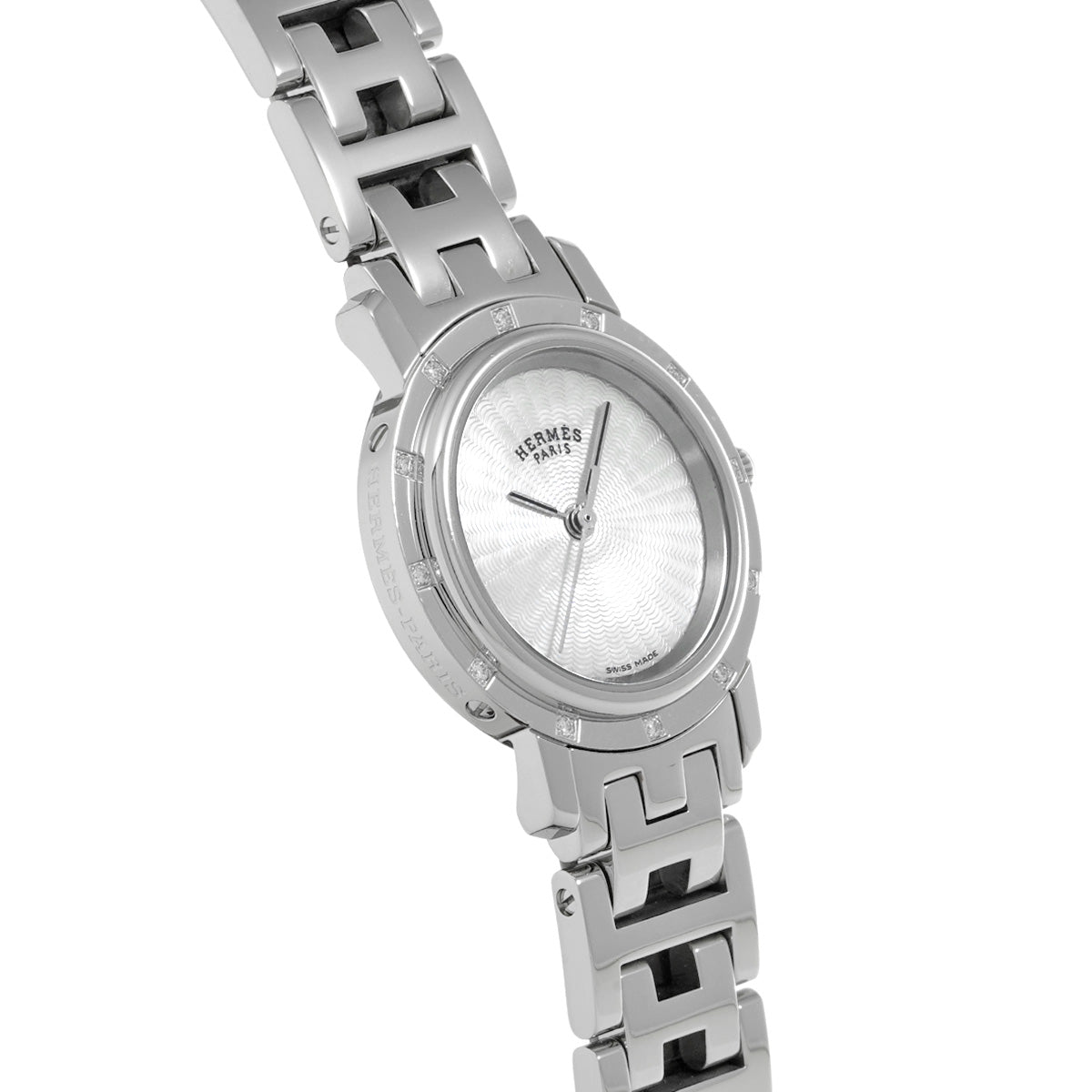 CL4.230 Clipper Nacre White MOP HERMES Ladies [Pre-owned].