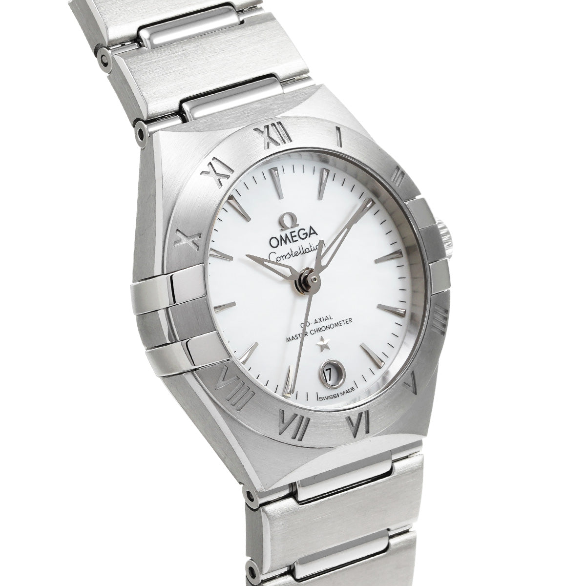 Constellation Manhattan Co-Axial Master Chronometer 29mm 131.10.29.20.05.001 White MOP OMEGA Ladies [New]