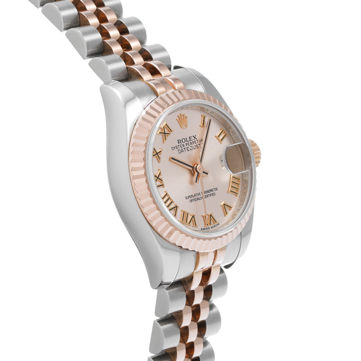 DATE JUST 179171 G (manufactured circa 2013) Pink ROLEX Ladies [Pre-Owned].