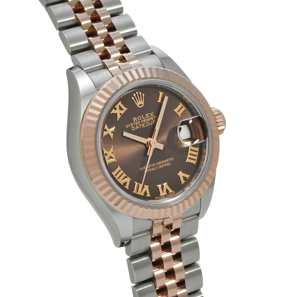 Lady Datejust 28 279171 Random Serial Chocolate Brown ROLEX Ladies [Pre-owned].