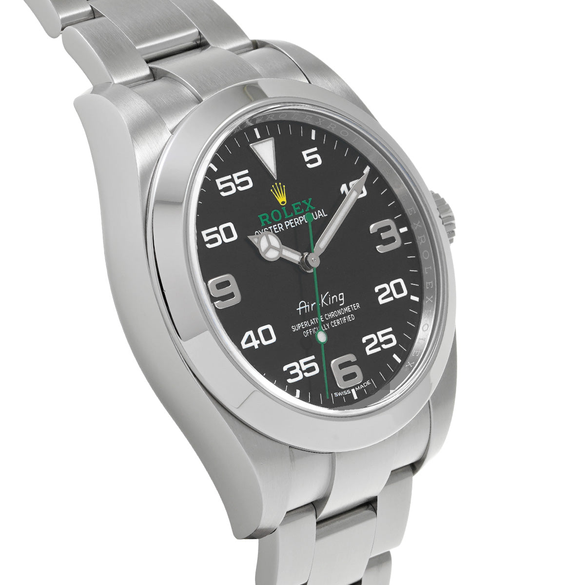 AIRKING 116900 Random Serial Black ROLEX Men's [Pre-owned].