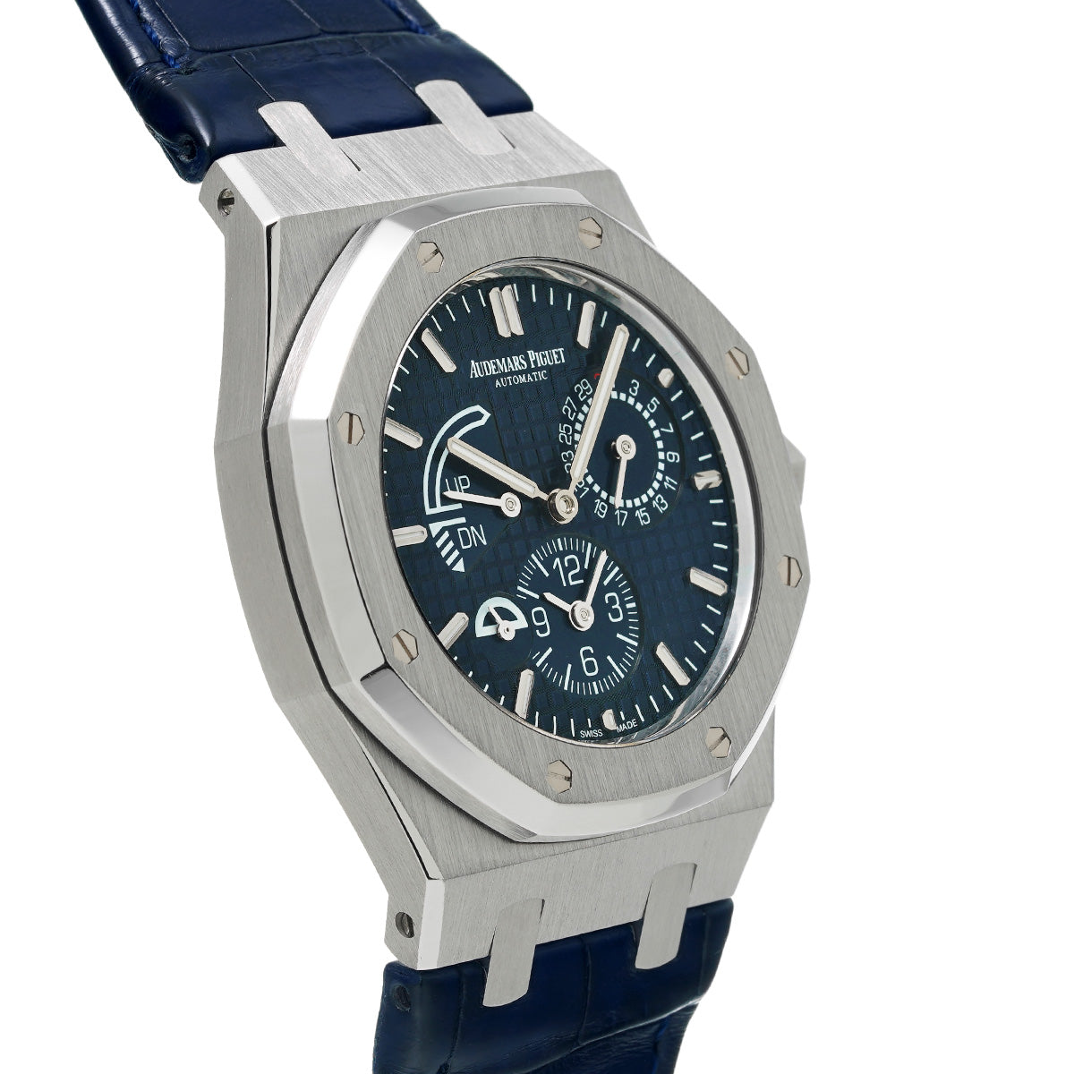 Royal Oak Dual Time 26124ST.OO.D018CR.01 Blue AUDEMARS PIGUET Men's [Pre-Owned]