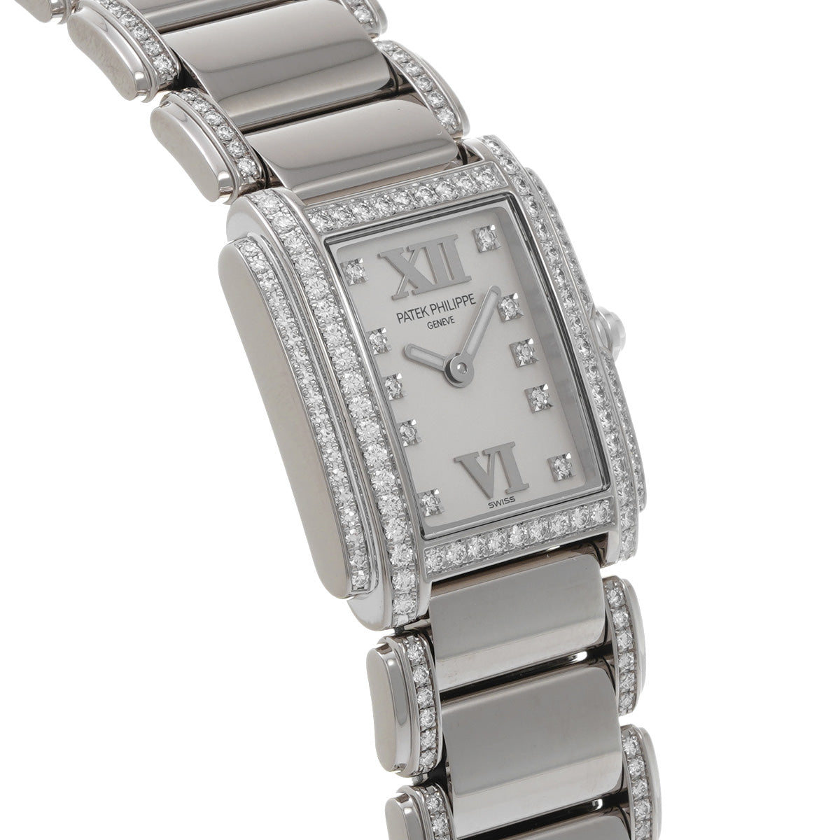 Twenty-4 4908/310G-011 Silver/diamond PATEK PHILIPPE Ladies [Pre-Owned].