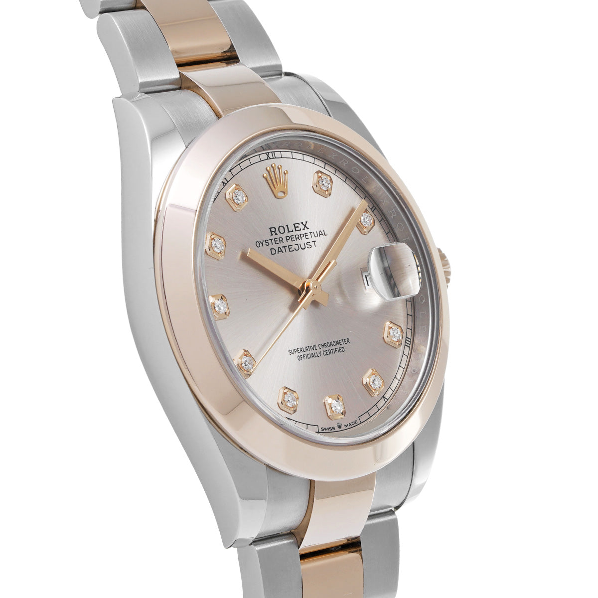 126301G Datejust 41 Random Serial Sundust/Diamond ROLEX Men's [Pre-Owned].