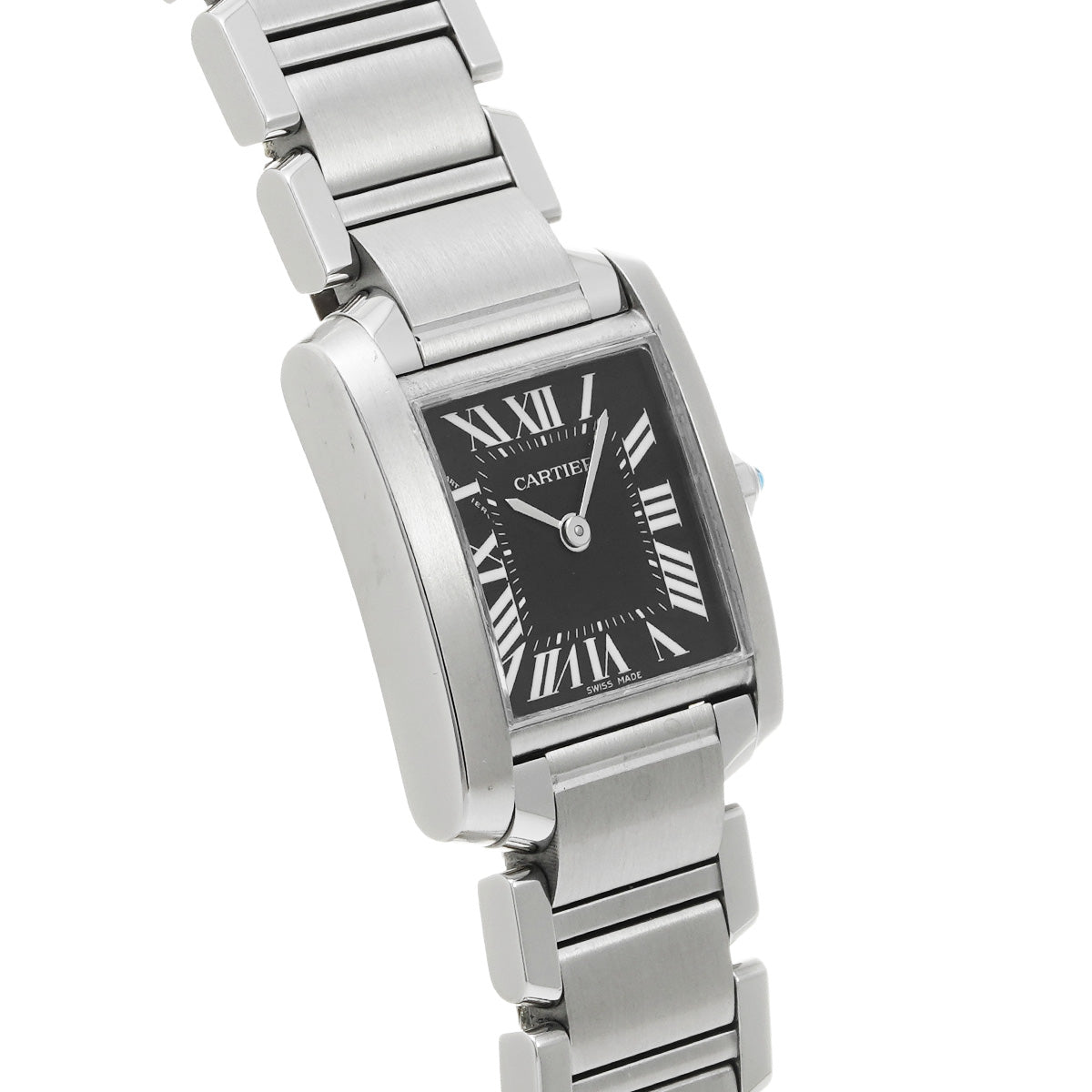 Tank Francaise SM W51026Q3 Black CARTIER Ladies [Pre-owned]