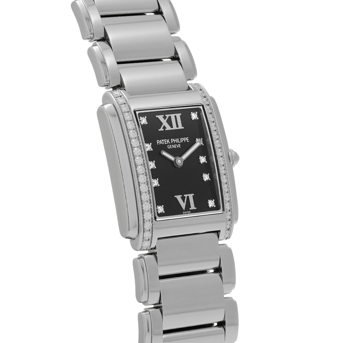 Twenty-4 4910/10A-001 Black/Diamond PATEK PHILIPPE Ladies [Pre-Owned].