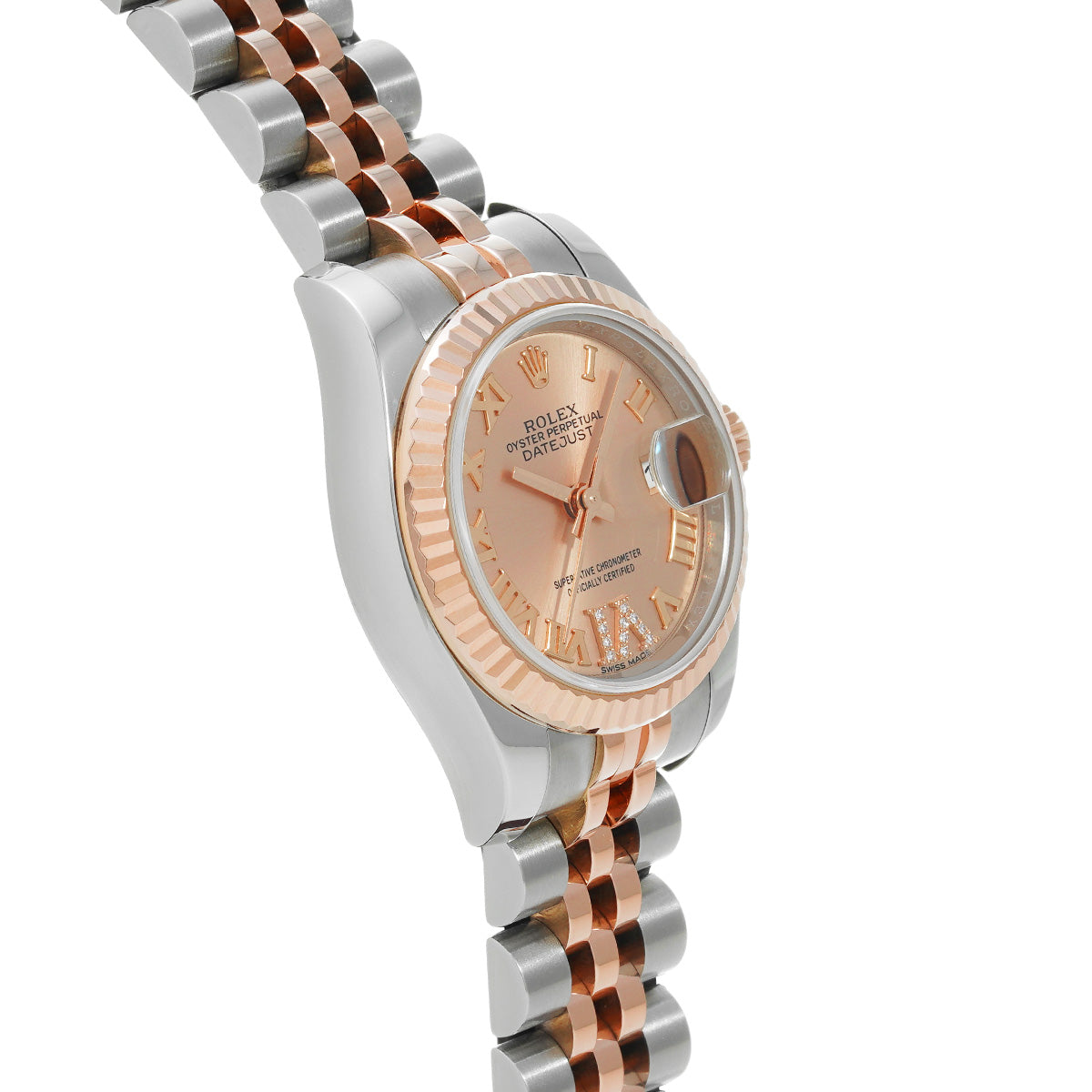 DATE JUST 179171 Random Serial Pink/Diamond ROLEX Ladies [Pre-Owned].