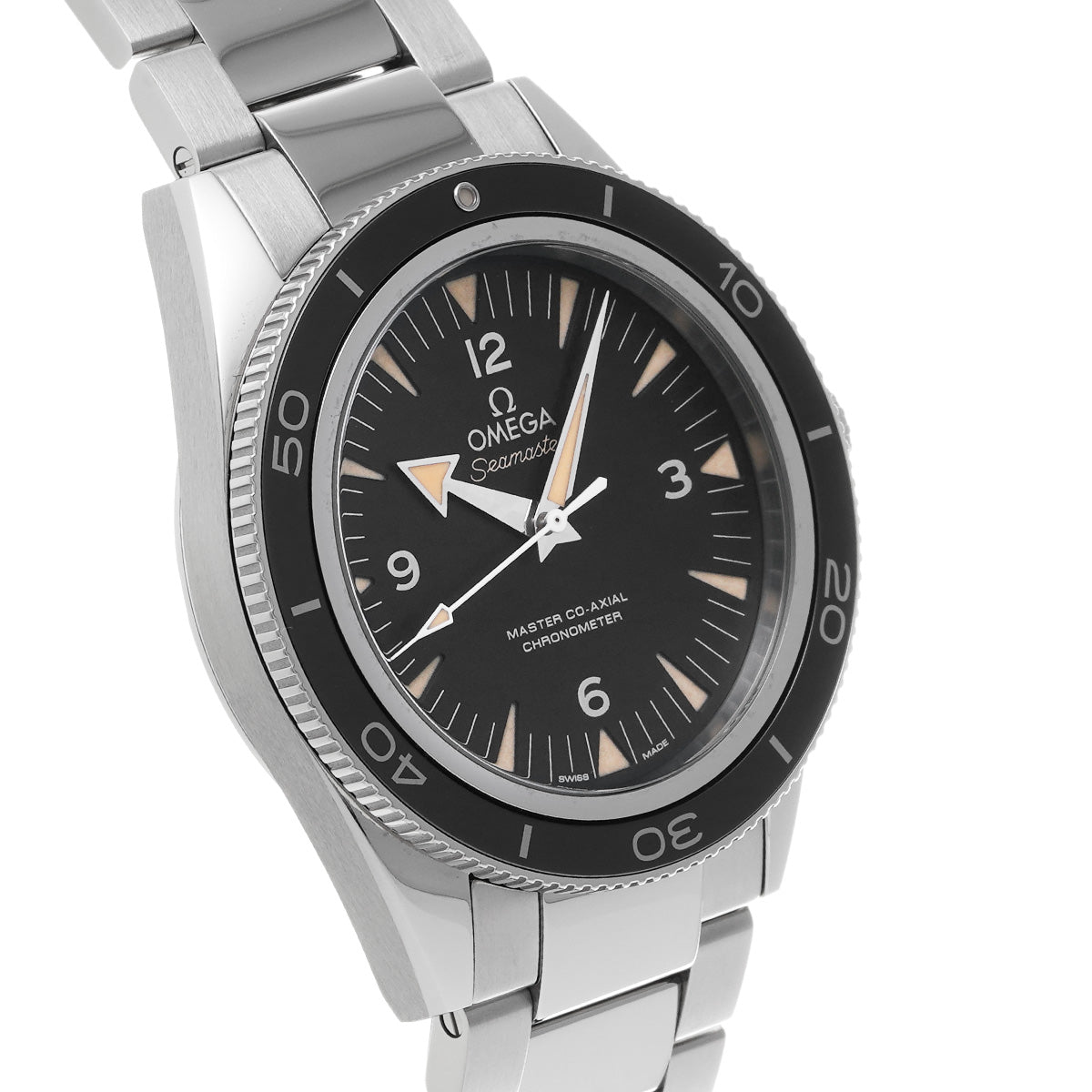 Seamaster 300 Master Co-Axial 233.30.41.21.01.001 Black OMEGA Men's [pre-owned].
