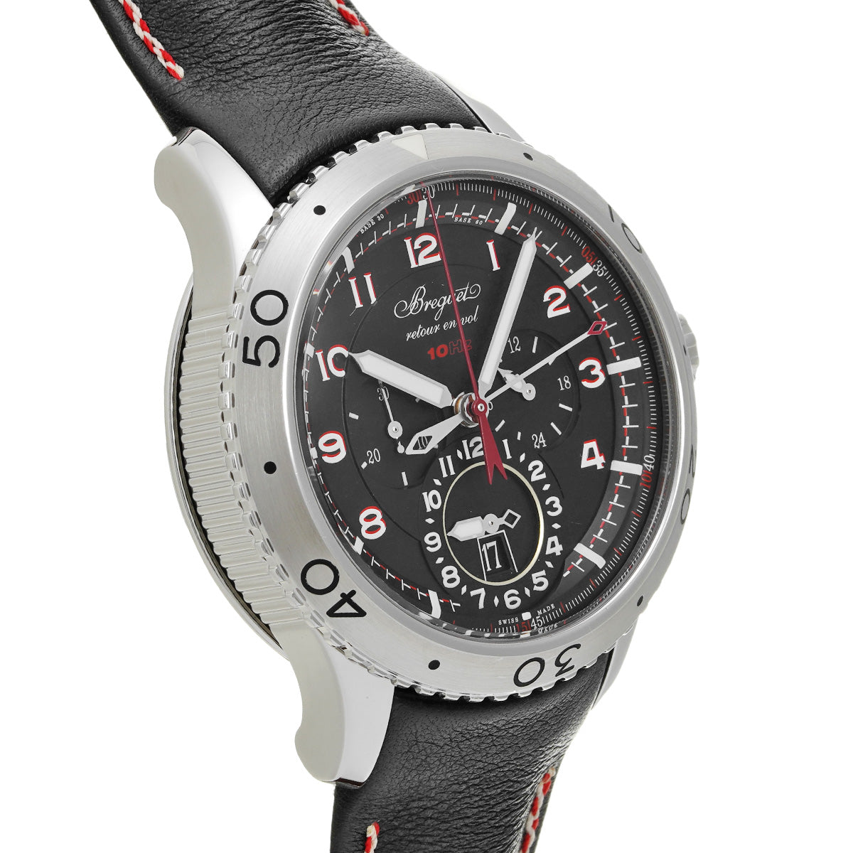 Type XXII 3880ST/H2/3XV Black Breguet Men's [Pre-Owned].
