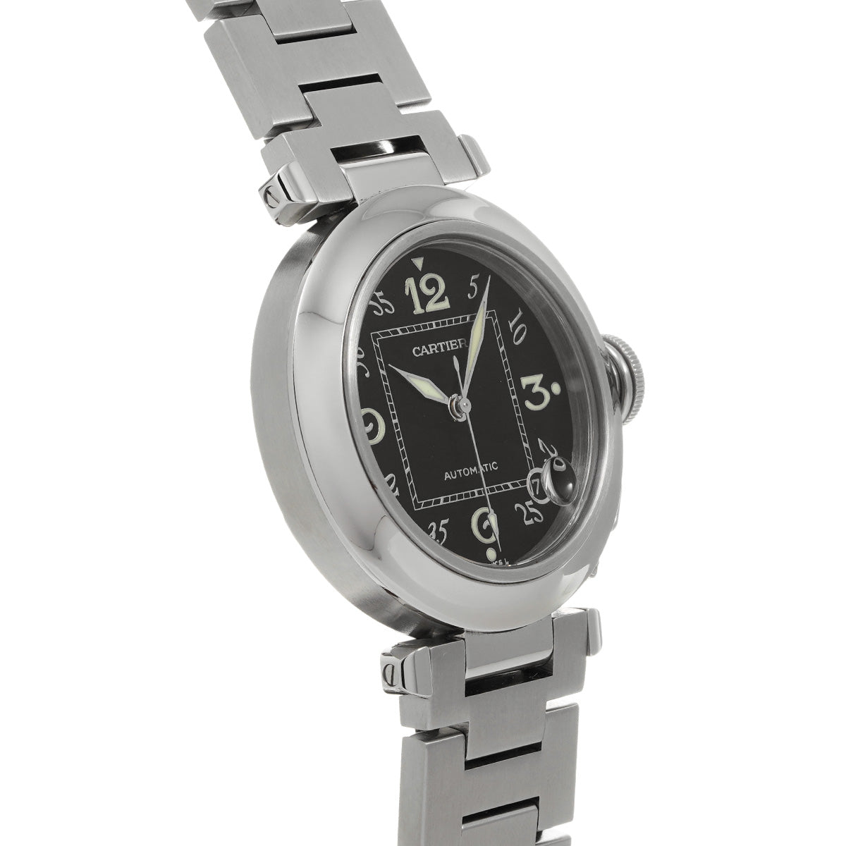 W31043M7 Pasha C Black CARTIER Unisex [Pre-Owned].