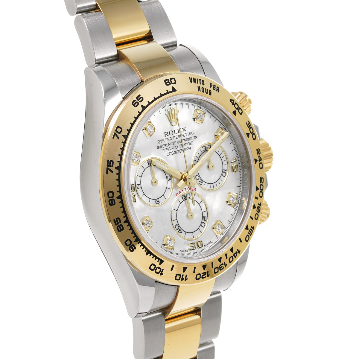 Cosmograph Daytona 116503NG Random Serial White MOP/Diamond ROLEX Men's [Pre-Owned].