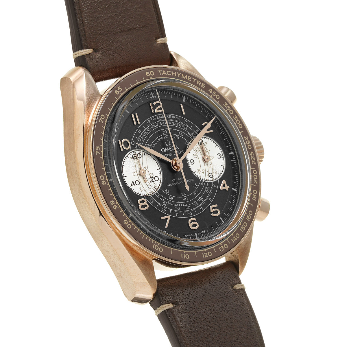 Speedmaster Chronoscope Co-Axial Master Chronometer 329.92.43.51.10.001 Brown/Silver OMEGA Mens [Pre-Owned]