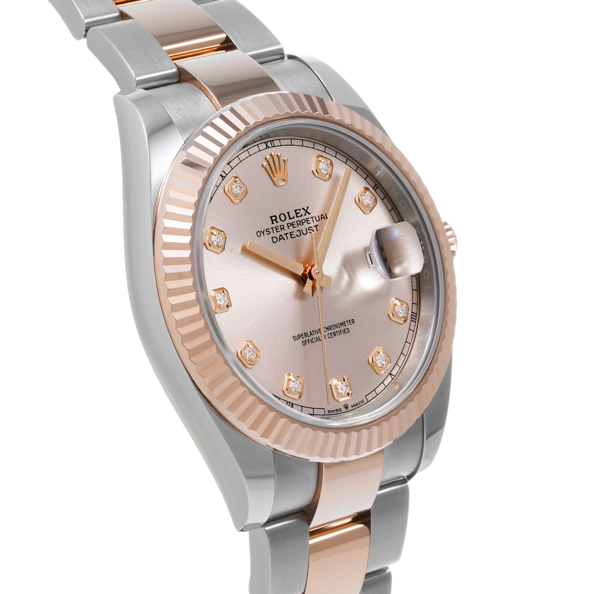 DATE JUST 41 126331G Random Serial Sundust/Diamond ROLEX Men's [Pre-Owned].