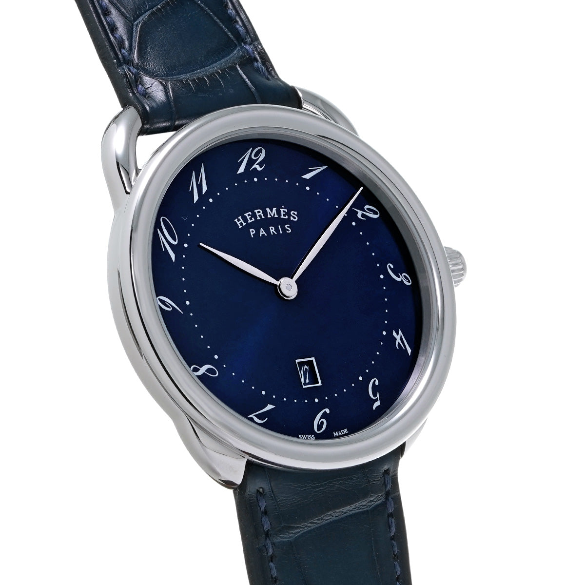 Arceau GM AR7Q.810 Blue HERMES Men's [Pre-owned].