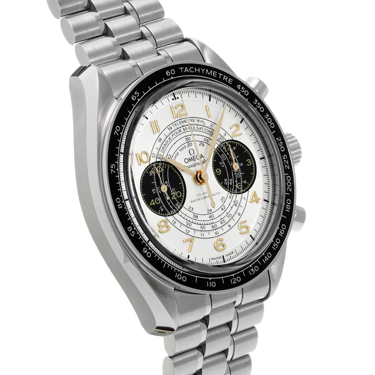Speedmaster Chronoscope Paris 2024 522.30.43.51.02.001 Silver OMEGA Men's [Pre-owned]