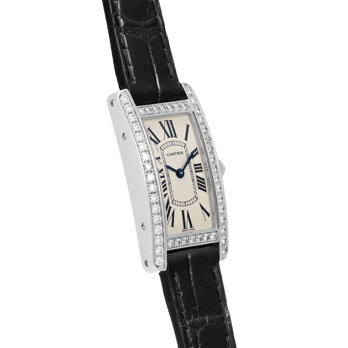 Tank American SM WB707331 Silver CARTIER Ladies [Pre-owned]