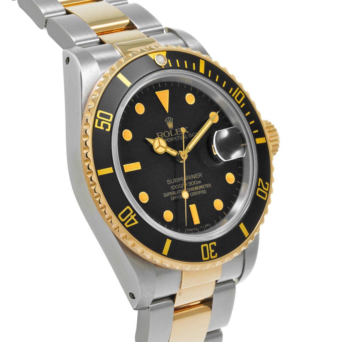 Submariner Date 16803 90s (manufactured circa 1985) Black ROLEX Men's [Pre-Owned].
