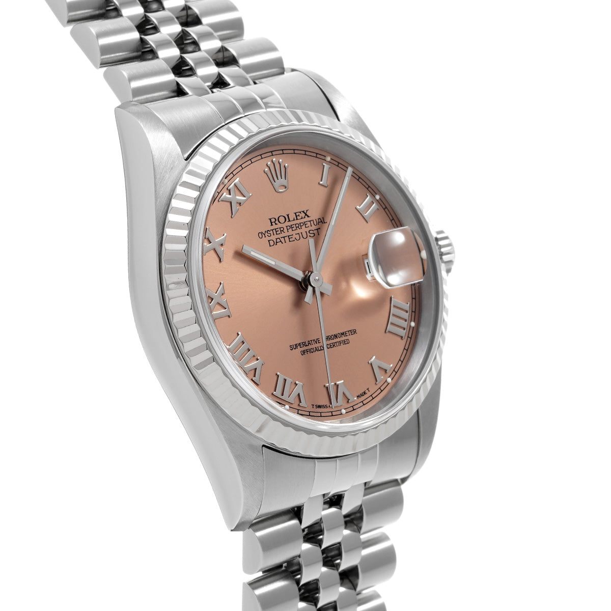 DATE JUST 16234 W (manufactured circa 1995) Pink ROLEX Men's [Pre-Owned].