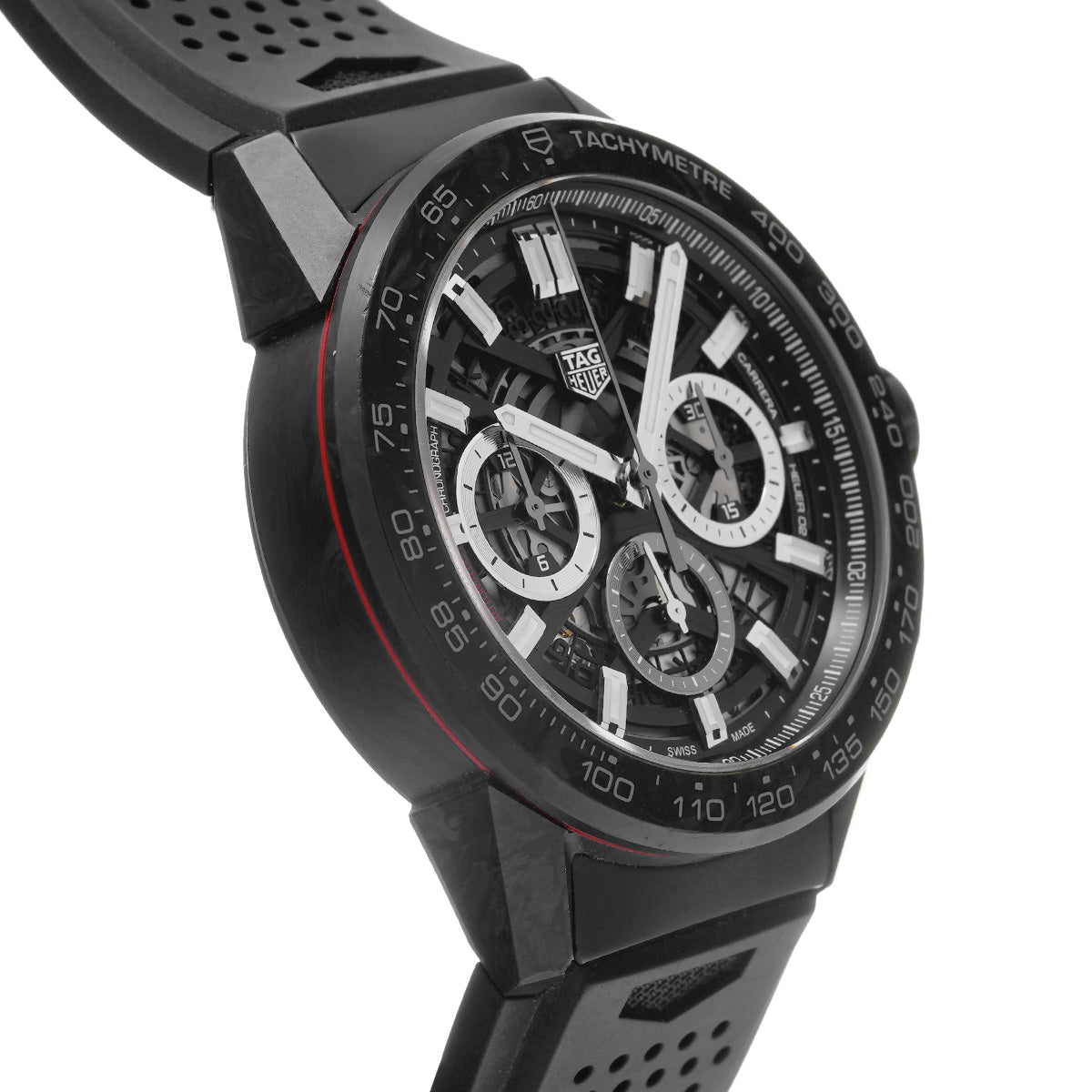 CARRERA Calibre Heuer 02 Chronograph CBG2A91.FT6173 Skeleton TAG HEUER Men's [Pre-Owned].