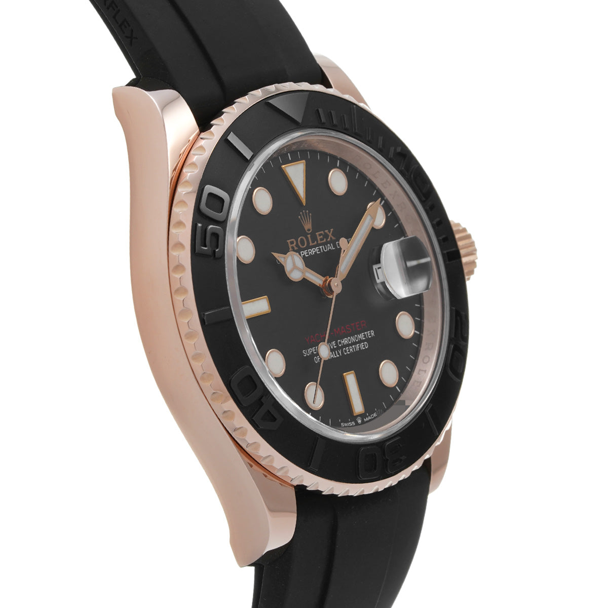 Yacht-Master 40 126655 Random Serial Black ROLEX Men's [Pre-Owned].