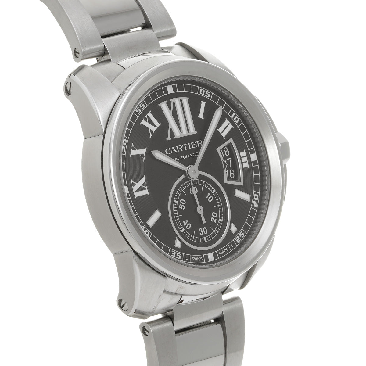 Calibre de Cartier W7100016 Black CARTIER Men's [Pre-owned].