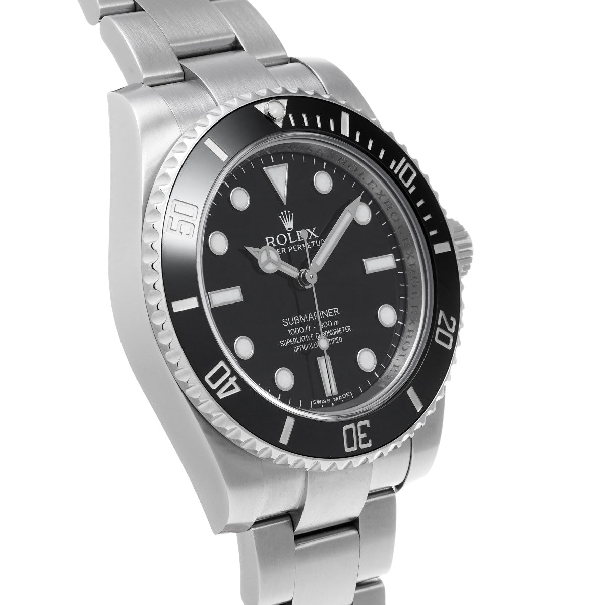 Submariner 114060 Random Serial Black ROLEX Men's [Pre-Owned].