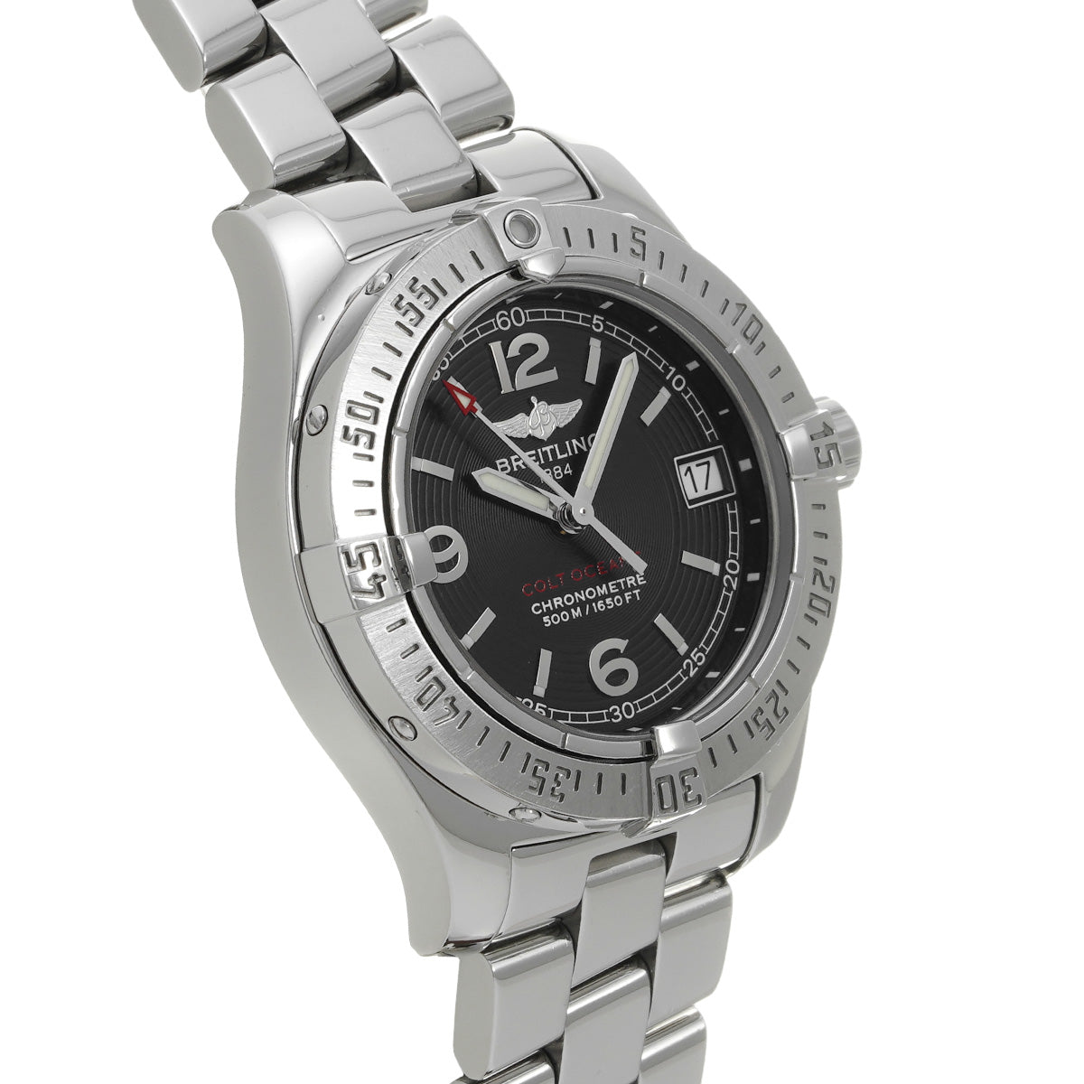Corte Oceanne A778B85PRS Black BREITLING Ladies [Pre-Owned].