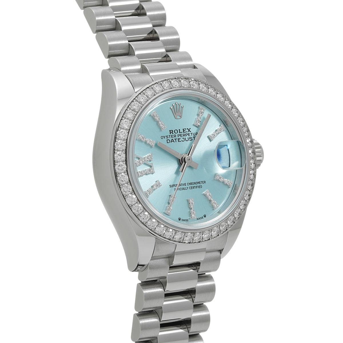 Lady Datejust 279136RBR Random Serial Ice Blue/Diamond ROLEX Ladies [Pre-Owned].