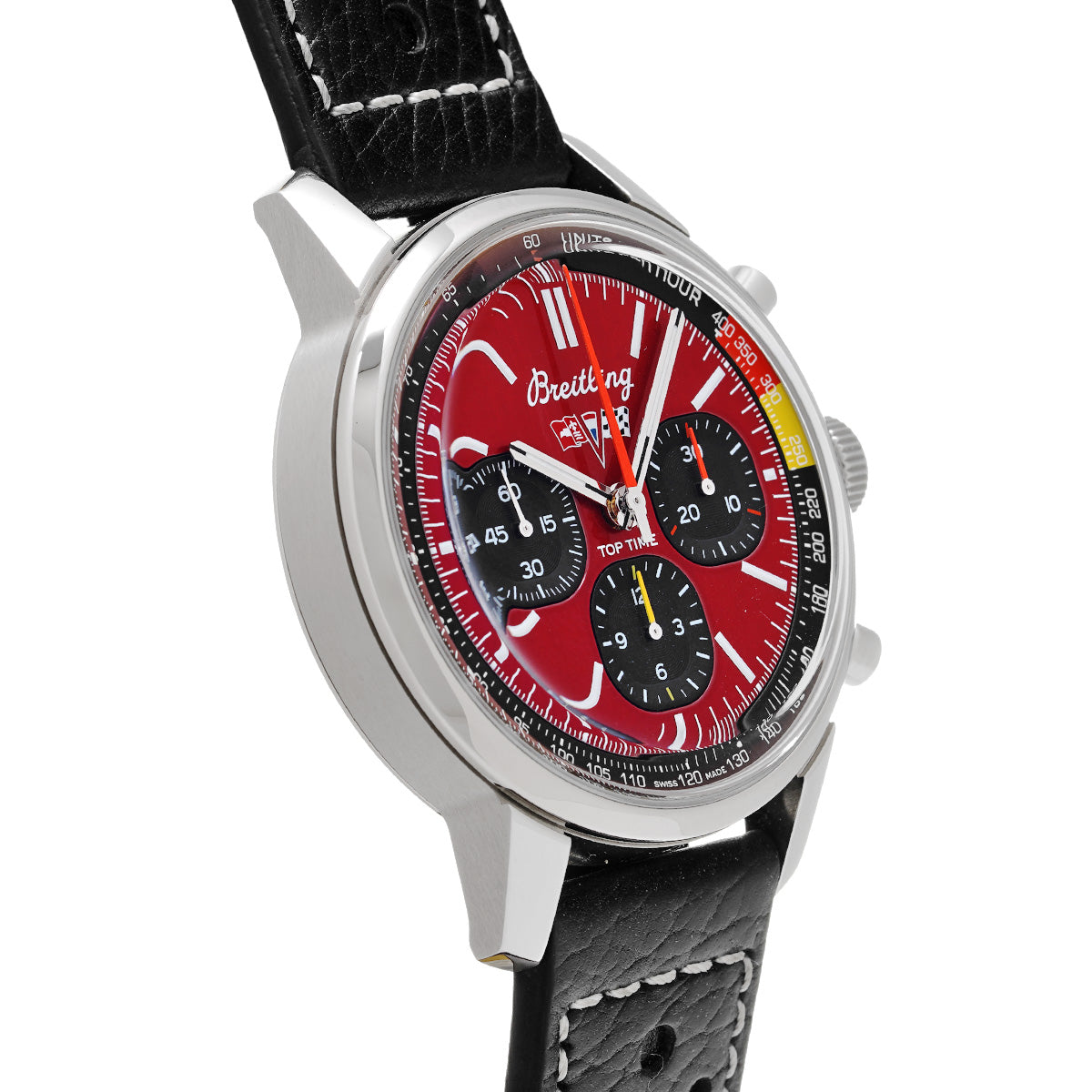 Top Time B01 Chevrolet Corvette AB01761A1K1X1 Red/Black BREITLING Men's [Pre-Owned].