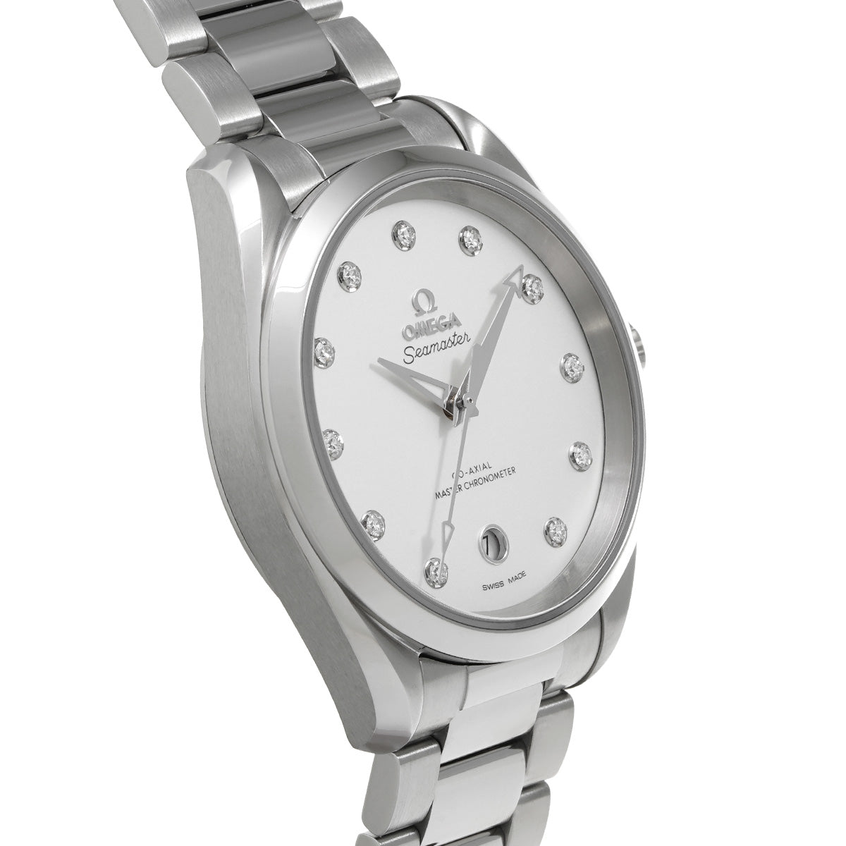 Seamaster Aqua Terra Co-Axial Master Chronometer 220.10.38.20.52.001 Silver/Diamond OMEGA Men's [New]