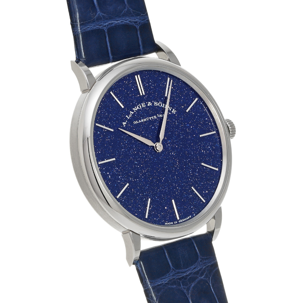 Saxonia Flach 205.086 Copper Blue A. Lange &amp; Sohne Men's [Pre-owned].