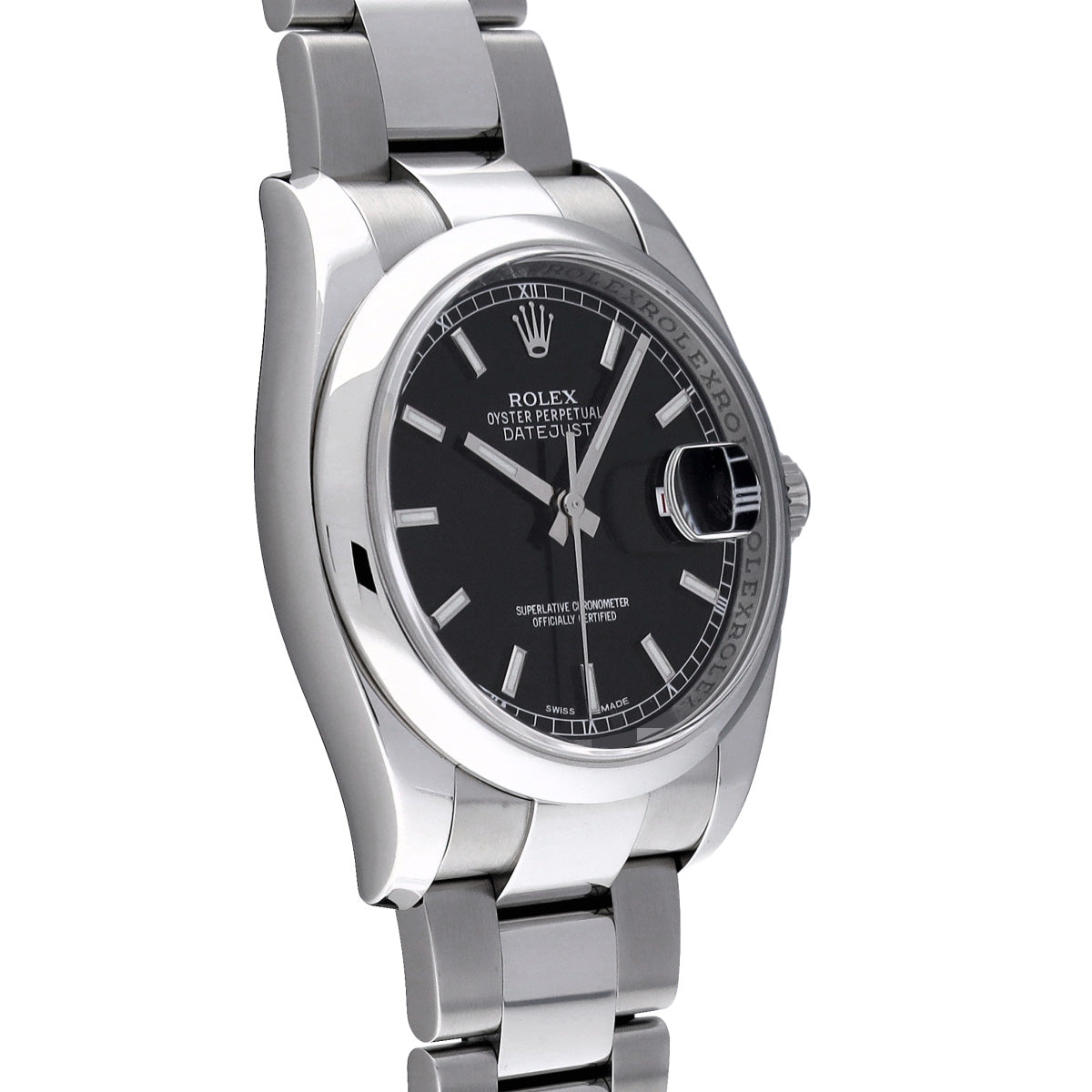 DATE JUST 116200 Random Serial Black ROLEX Men's [Pre-owned].