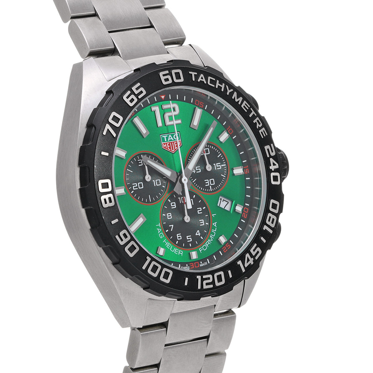 Formula 1 Quartz Chronograph CAZ101AP.BA0842 Green TAG HEUER Men's [Pre-Owned].