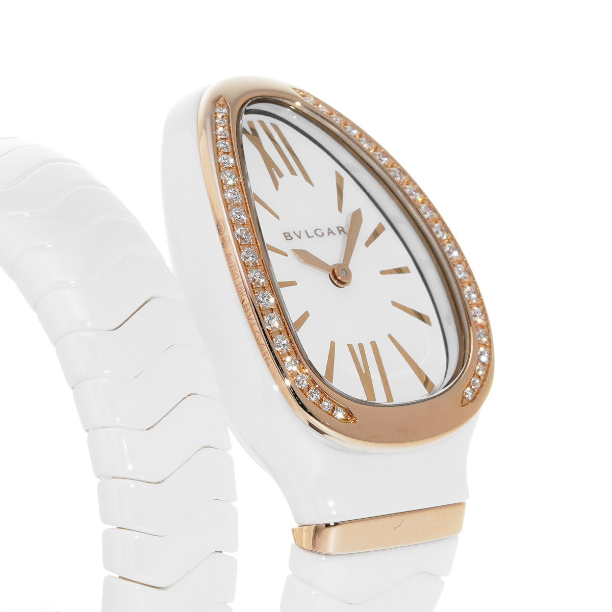 Serpenti Spiga SPC35WG White BVLGARI Ladies [Pre-owned].