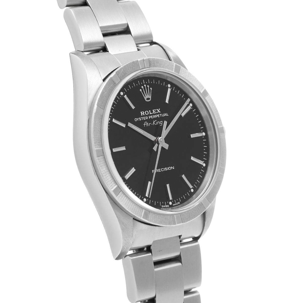 Air-King 14010 W (manufactured around 1995) Black ROLEX Men's [Pre-owned].