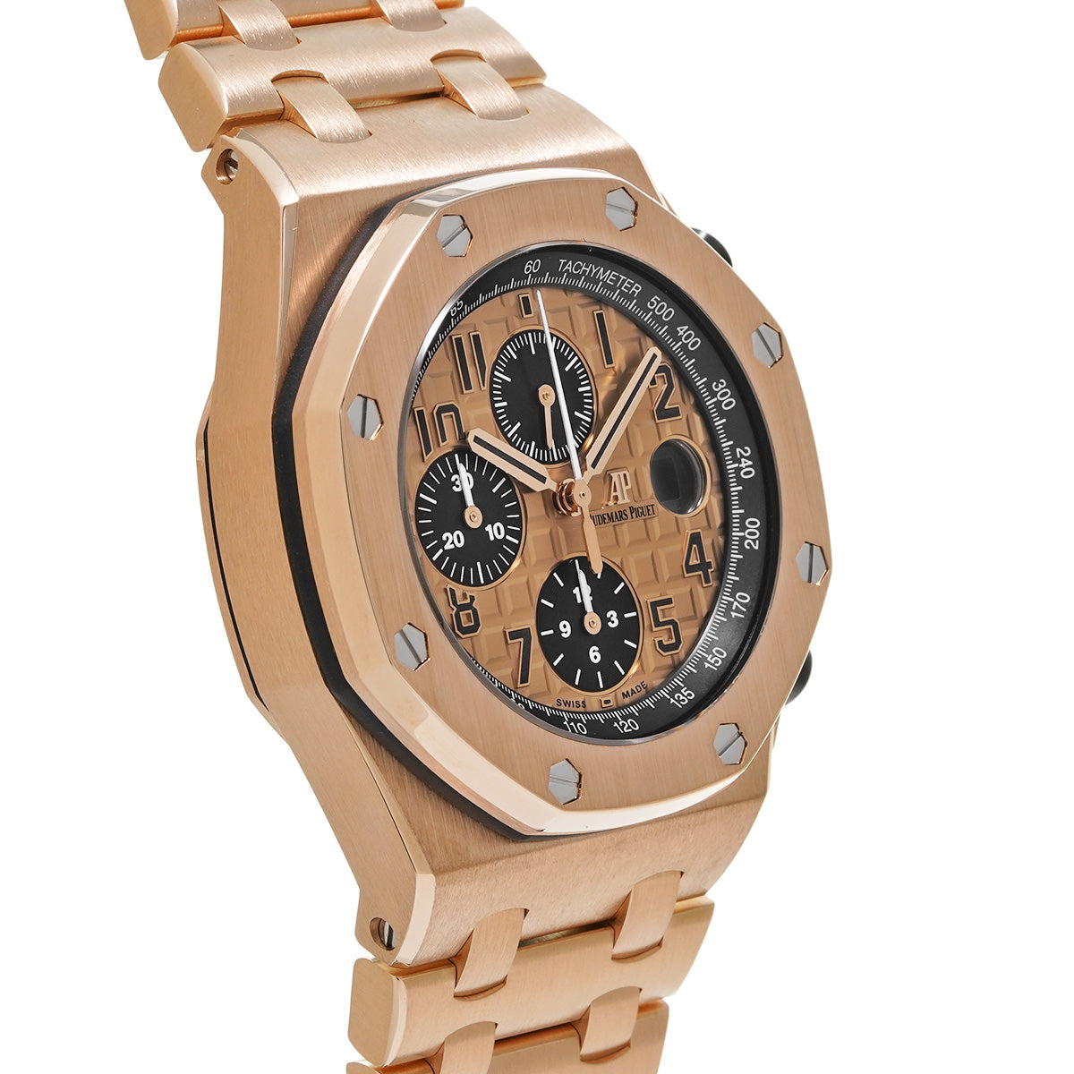 Royal Oak Offshore Chronograph 26470OR.OO.1000OR.01 Pink Gold/Black AUDEMARS PIGUET Mens [Pre-Owned]