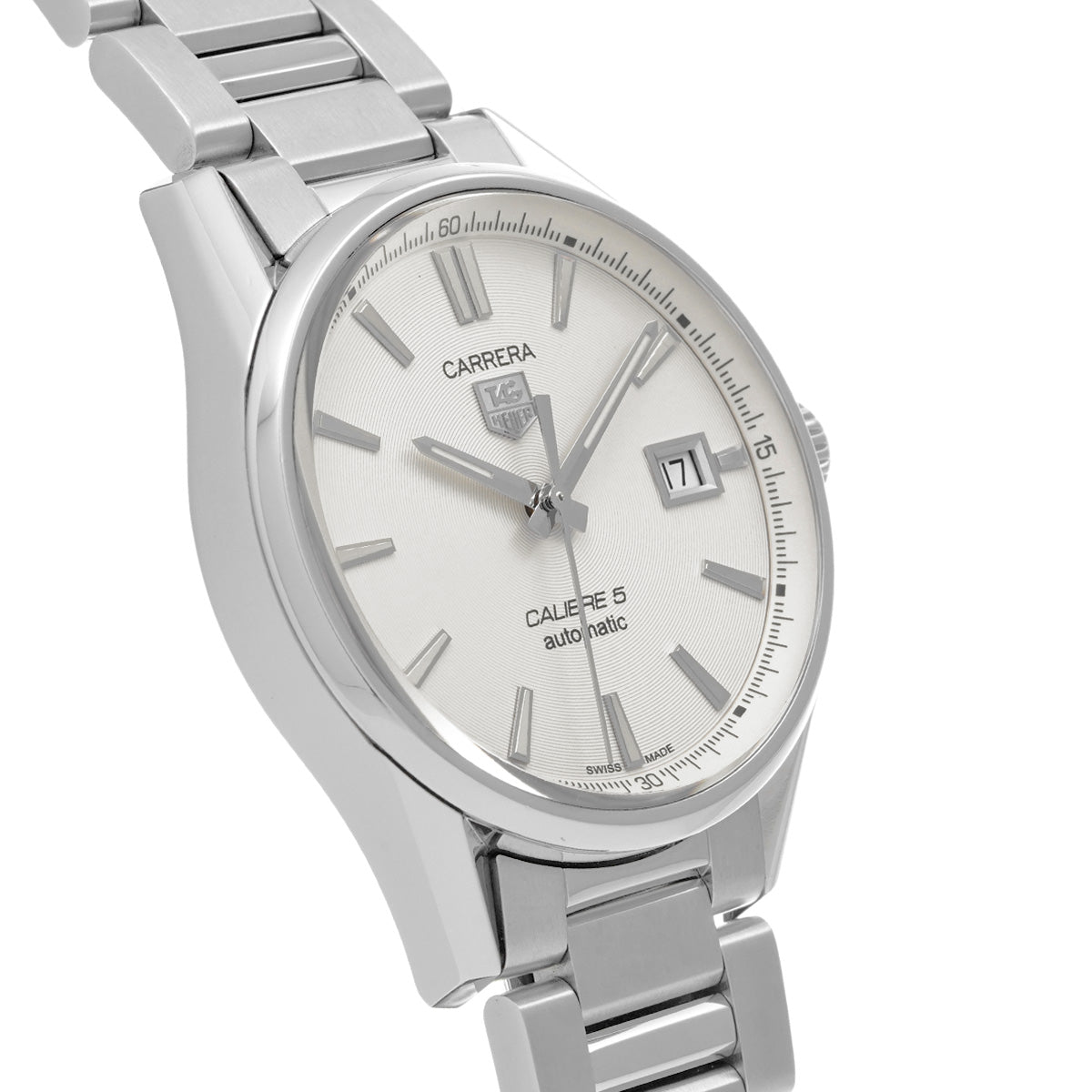 CARRERA Calibre 5 WAR211B.BA0782 Silver TAG HEUER Men's [Pre-Owned].