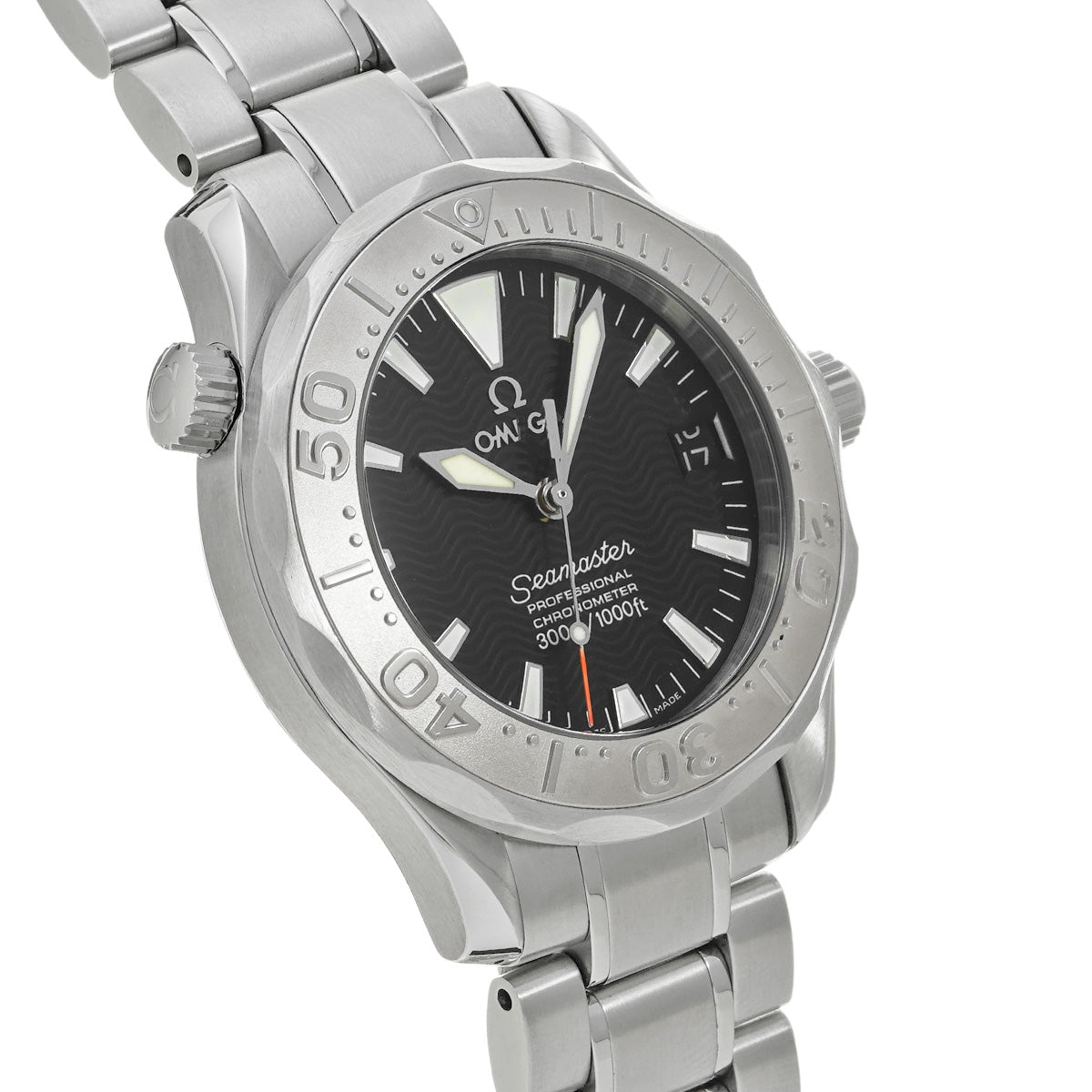 Seamaster 300 Mid Size 2236.50 Black OMEGA Unisex [Pre-owned].
