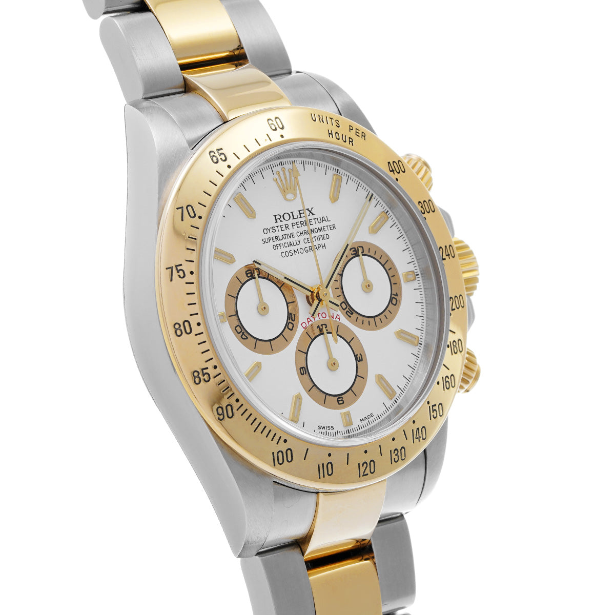 Cosmograph Daytona 16523 A (manufactured circa 1999) White ROLEX Men's [Pre-Owned].