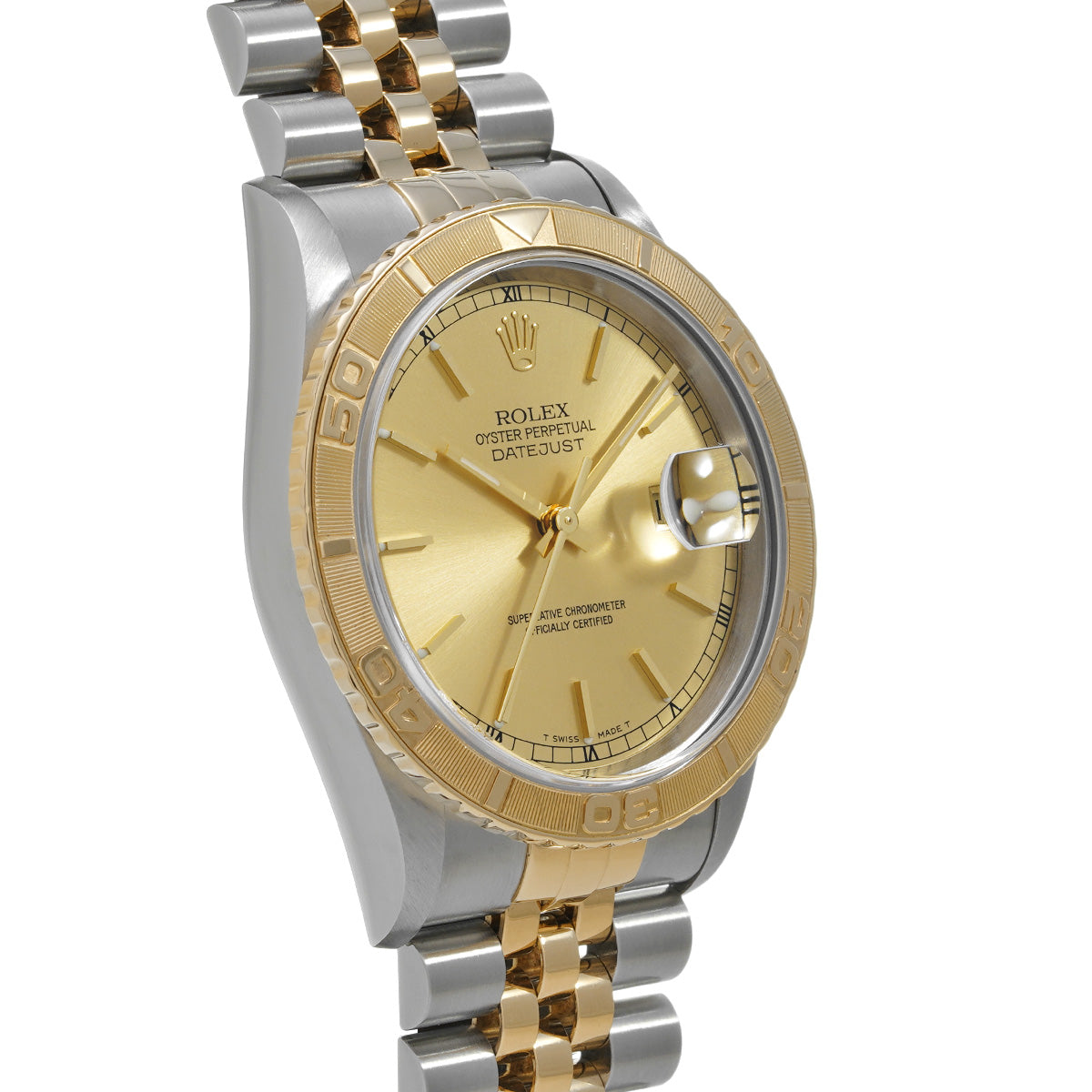 Datejust Thunderbird 16263 U (manufactured circa 1997) Champagne ROLEX Men's [Pre-Owned].