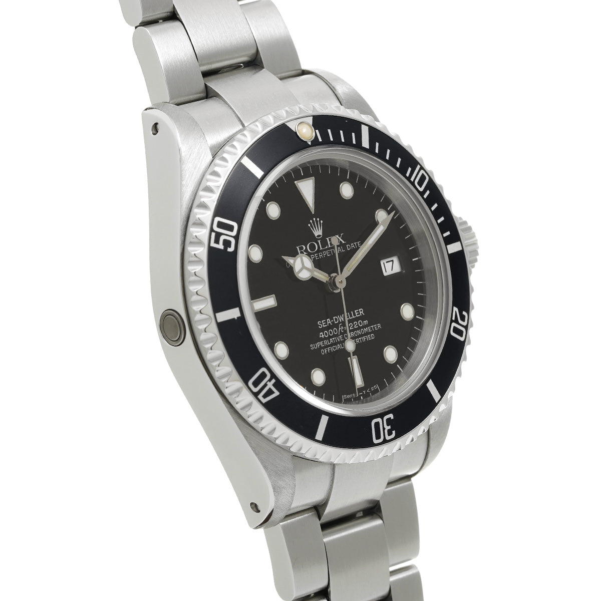 Sea-Dweller 16600 S (made around 1994) Black ROLEX Men's [Pre-Owned].