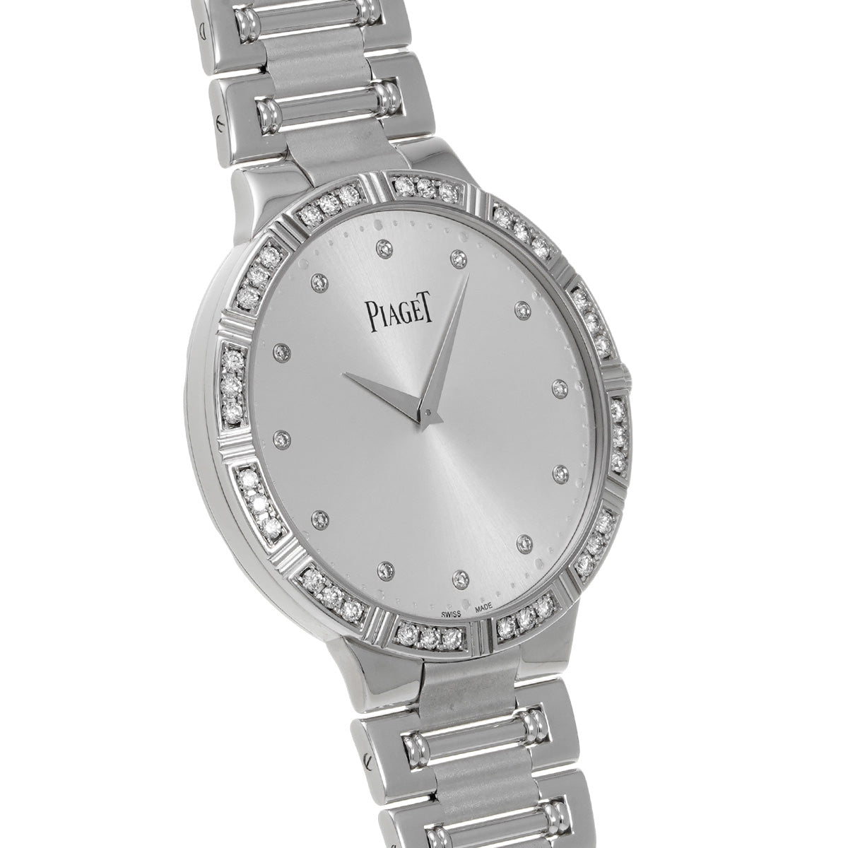 Dancer G0A31046 Silver/Diamond Piaget Men's [Pre-owned].