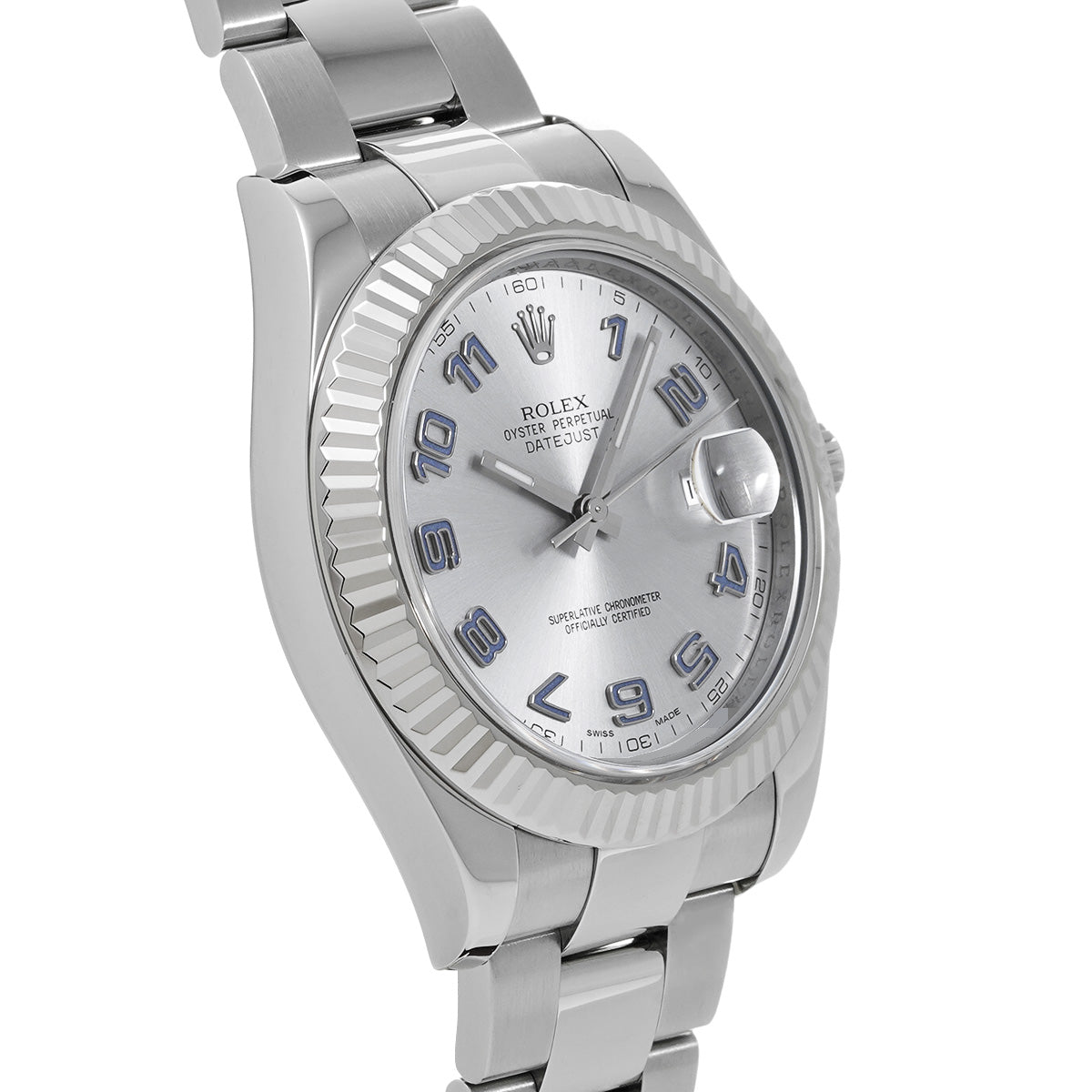 Datejust II 116334 V (manufactured circa 2009) Silver ROLEX Men's [Pre-Owned].